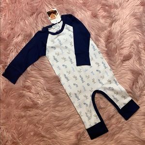 NWT - Feather Baby - Long-sleeve Cactus Romper